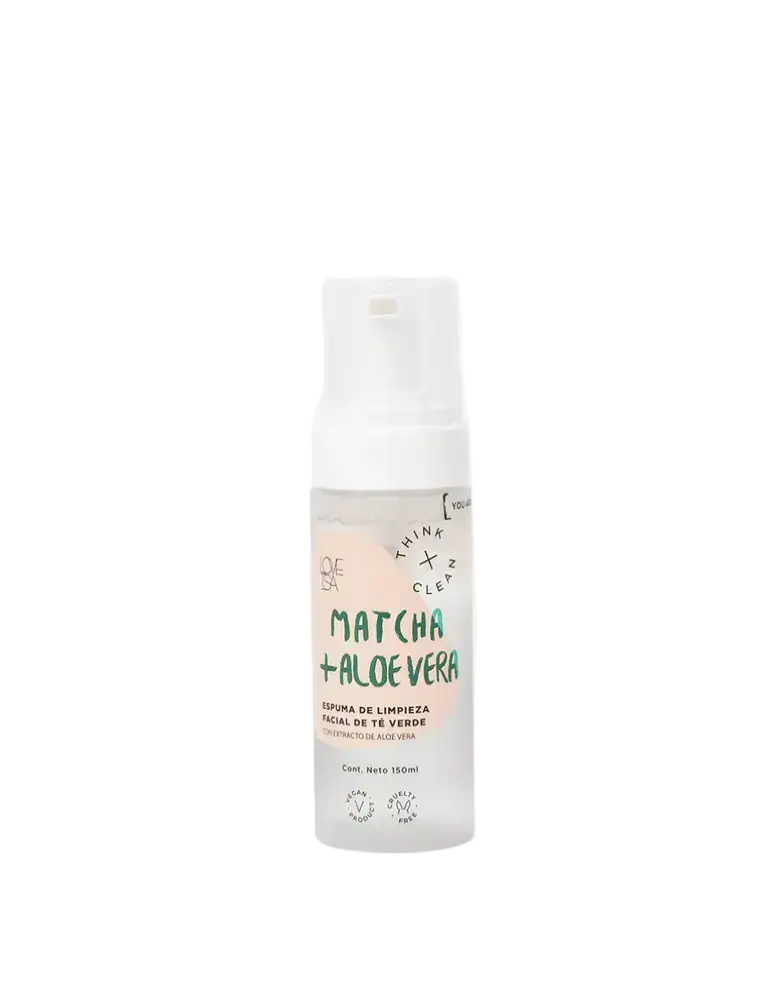 Loveisa Matcha + Aloe Vera Espuma De Limpieza Facial De Te Verde