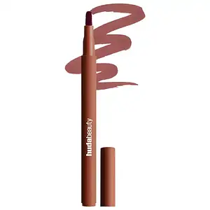 Huda Beauty Lip Contour Lip Stain For 12-Hour Wear Warm Brown