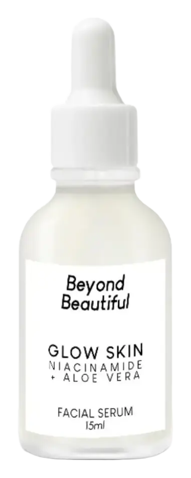 Beyond Beautiful Glow Skin Niacinamide+Aloe Vera Facial Serum Fragrance Free