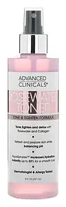 Advanced Clinicals Rosewater Toner - Tone & Tighten Formula