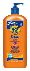 Banana Boat Ultra Sport Sunscreen Lotion, Broad Spectrum, SPF 50+
