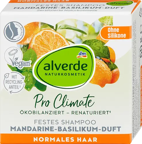 Alverde Naturkosmetik Pro Climate Festes Shampoo