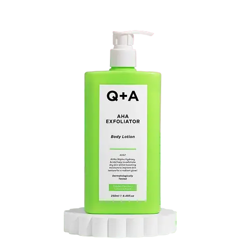 Q + A AHA Exfoliator Body Lotion