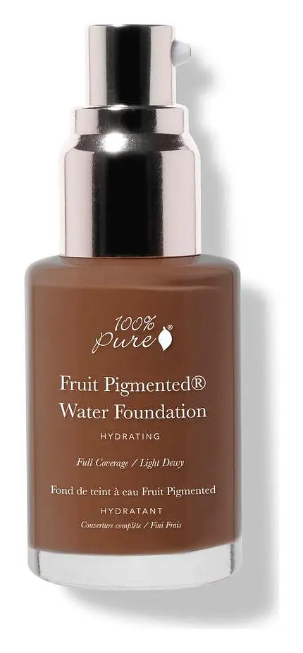 100% Pure Fruit Pigmented Full Coverage Water Foundation Warm 8.0