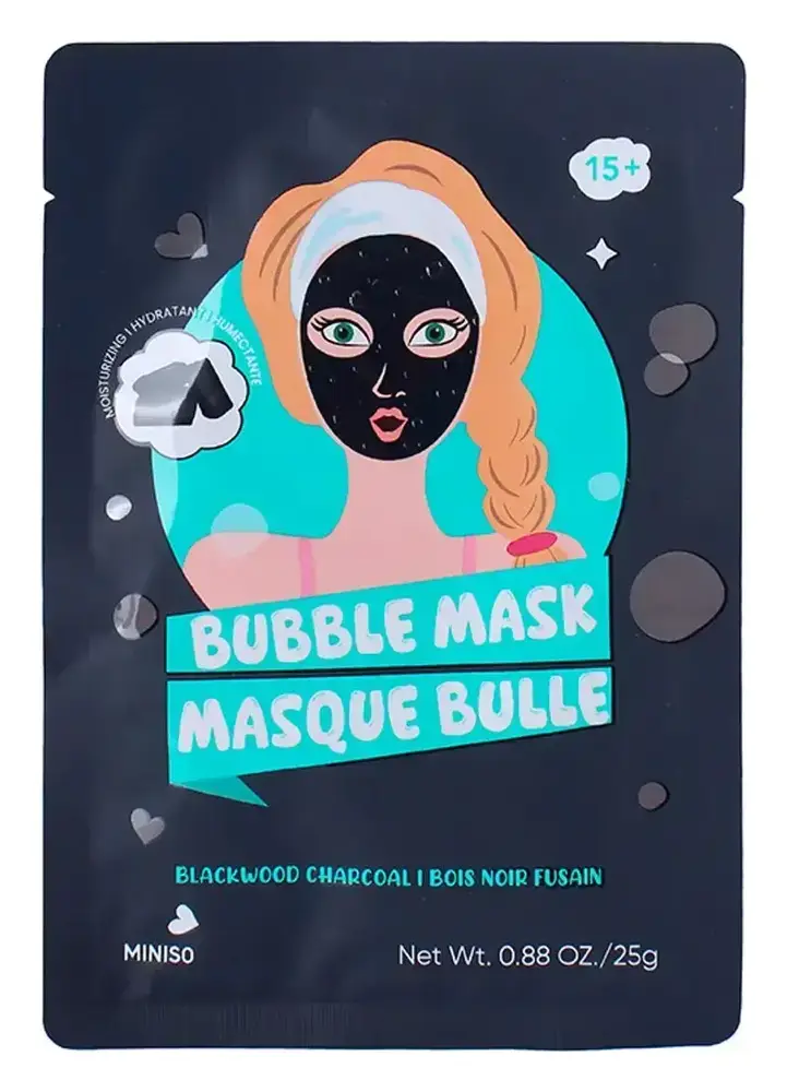 Miniso Bubble Mask Charcoal