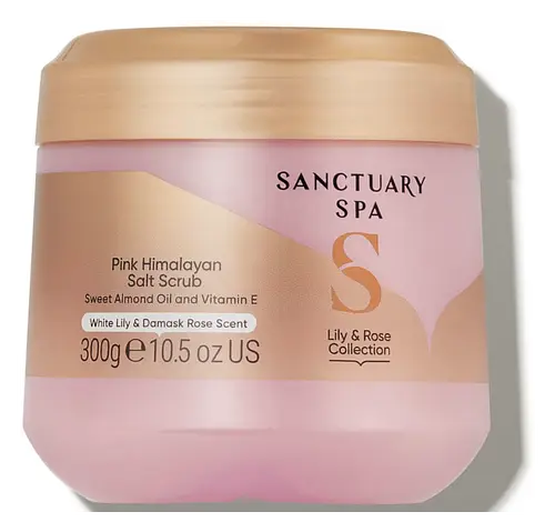 Sanctuary Spa Lily And Rose Collection Pink Himalayan Salt Scrub
