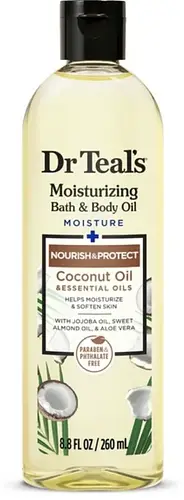 Dr Teal’s Moisturizing Bath & Body Oil Dr Teal's Moisturizing Bath & Body Oil, Nourish & Protect with Coconut Oil