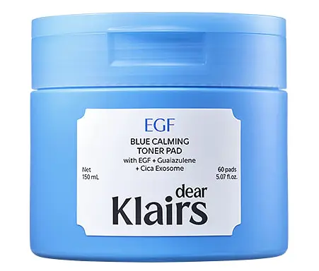 Dear, Klairs EGF Blue Calming Toner Pads