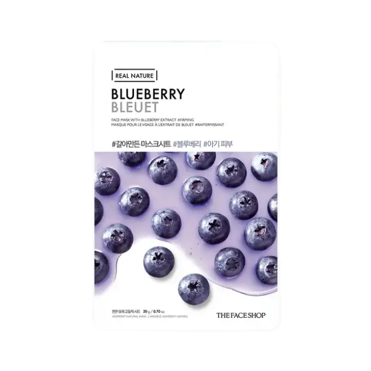 The Face Shop Real Nature Face Mask Blueberry