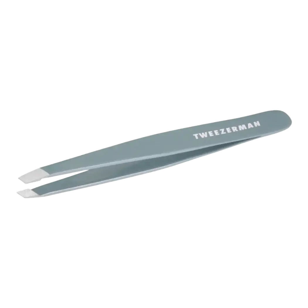 Tweezerman Stainless Steel Slant Tweezer Mist Blue