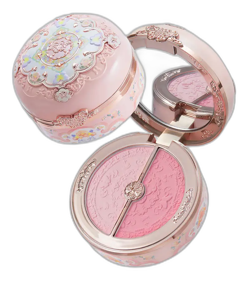 Flower Knows Butterfly Cloud Collar Rouge Box Highlighting & Blush Duo Powder 03 Pastel Lotus