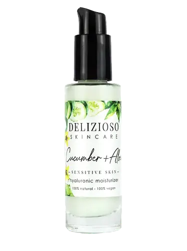 Delizioso Cucumber & Aloe Sensitive Skin Hyaluronic Moisturizer