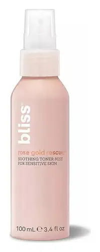 Bliss Rose Gold Rescue Soothing Toner Mist For Sensitive Skin