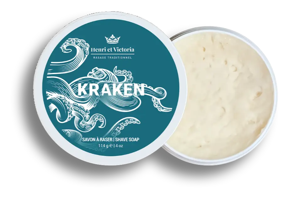 Henri Et Victoria Shave Soap Kraken