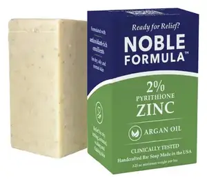 Noble Formula Argan Oil 2% Pyrithione Zinc (ZnP) Bar Soap
