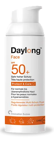 Daylong Face Regulierendes Multi-Schutz Fluid SPF 50+ - Protect & Care
