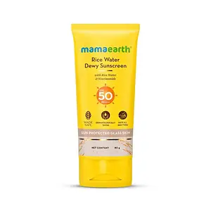 Mamaearth Rice Water Dewy Sunscreen SPF 50 PA++++
