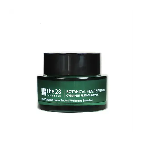 The 28 Nature & Pure Botanical Hemp Seed Oil Overnight Restoring Mask