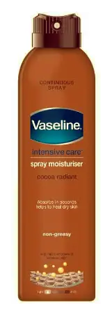 Vaseline Intensive Care Spray Cocoa Radiant Moisturizer