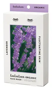 Lululun Organic Sheet Mask Lavender For Fluctuating Skin