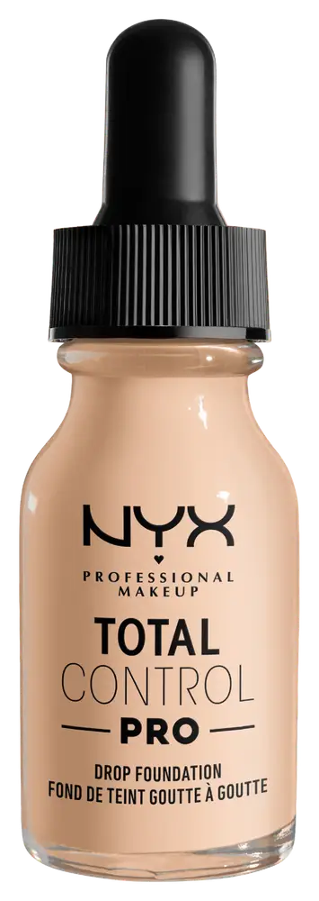 NYX Cosmetics Total Control Pro Drop Skin-True Buildable Vegan Foundation Light Ivory