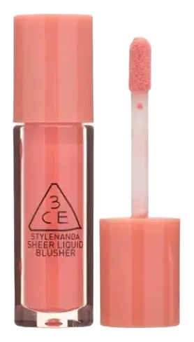 3CE Sheer Liquid Blusher Cozy Peach