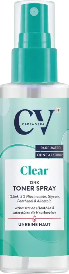 Cadea Vera Clear Zink Toner Spray