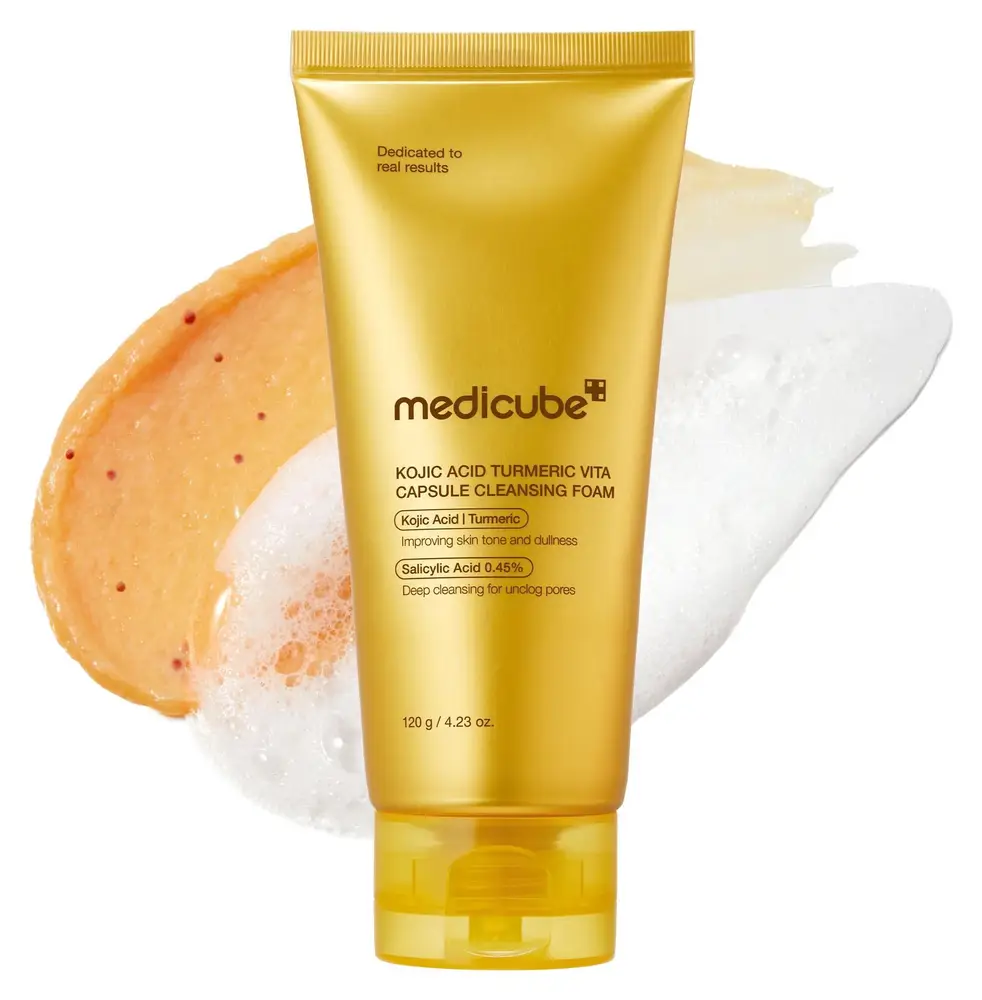 MediCube Kojic Acid Turmeric Vita Capsule Cleansing Foam