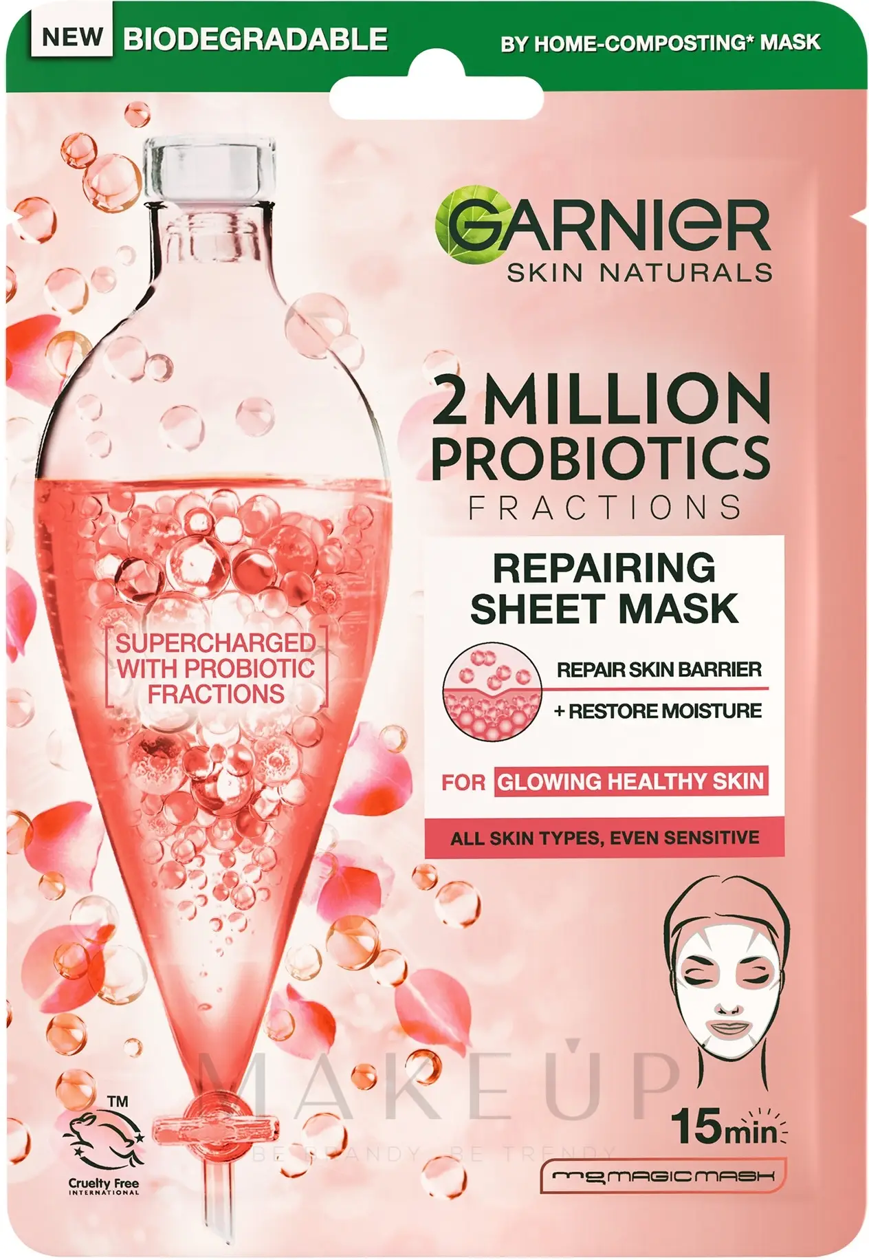 Garnier 2 Million Probiotic Fractions Repairing Face Sheet Mask