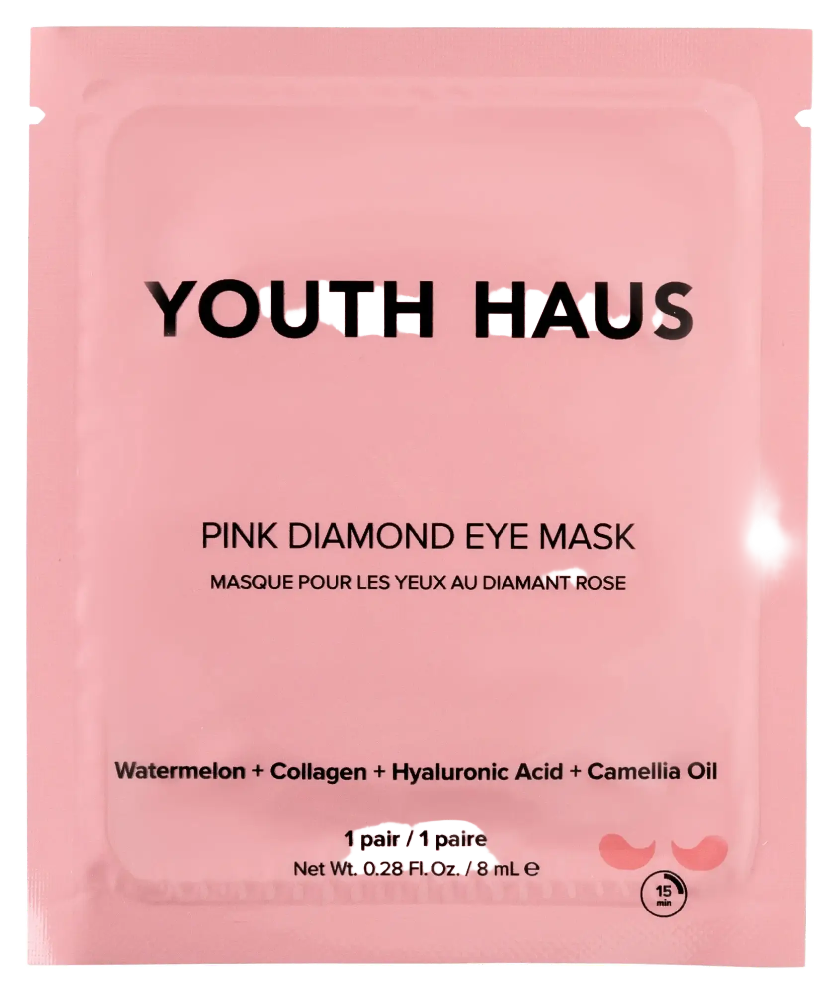 Skin Gym Youth Haus Pink Diamond Eye Mask