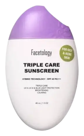 Facetology Triple Care Sunscreen SPF 40