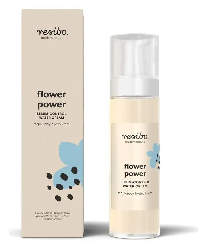 Resibo Flower Power Sebum-Control Water Cream
