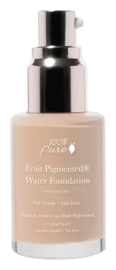 100% Pure Fruit Pigmented Full Coverage Water Foundation Warm 3.0