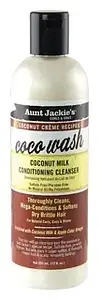 Aunt Jackie's Curls & Coils Coco Wash Coconut Milk Conditioning Cleanser