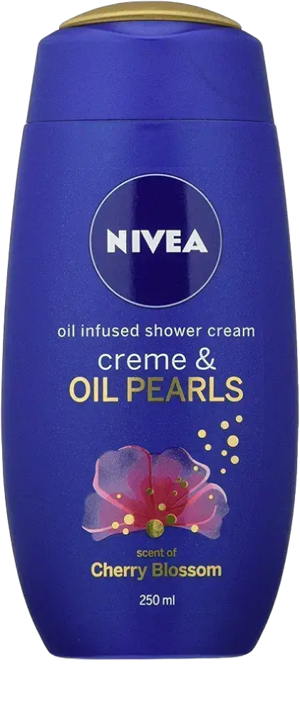 Nivea Creme & Oil Pearls Oil Infused Shower Cream Cherry Blossom