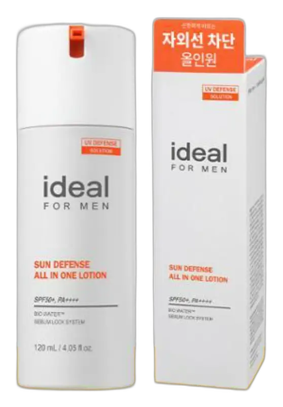 Olive Young Ideal For Men Sun Defense All In One Lotion SPF 50+