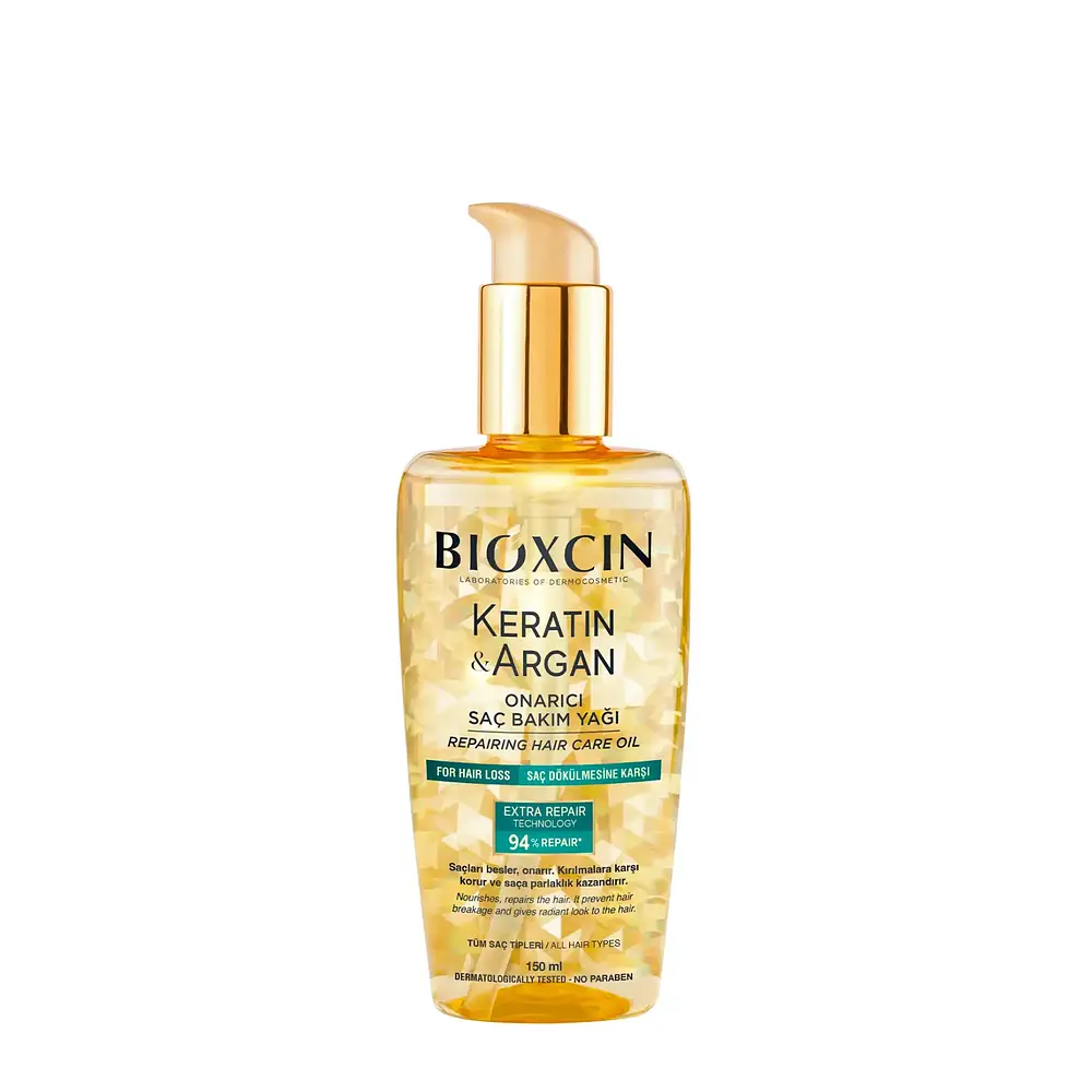 Bioxcin Keratin & Argan Repairing Hair Care Oil