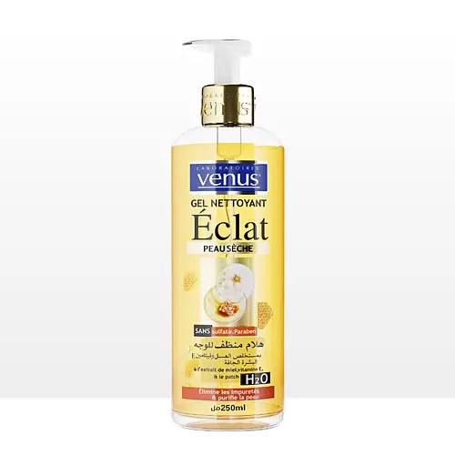 laboratoires venus Gel Nettoyant Éclat Peau Sèche