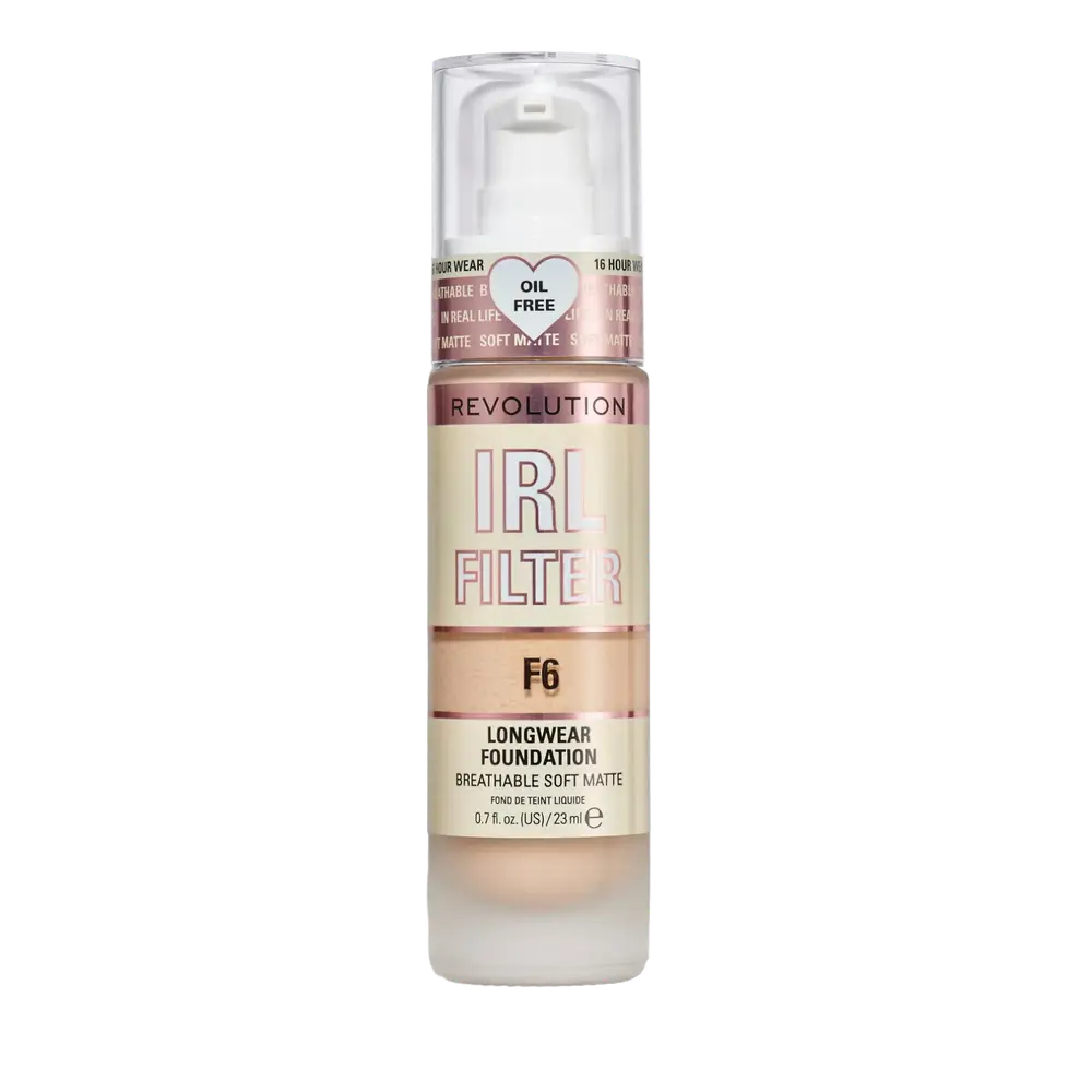Revolution Beauty IRL Filter Longwear Foundation F6