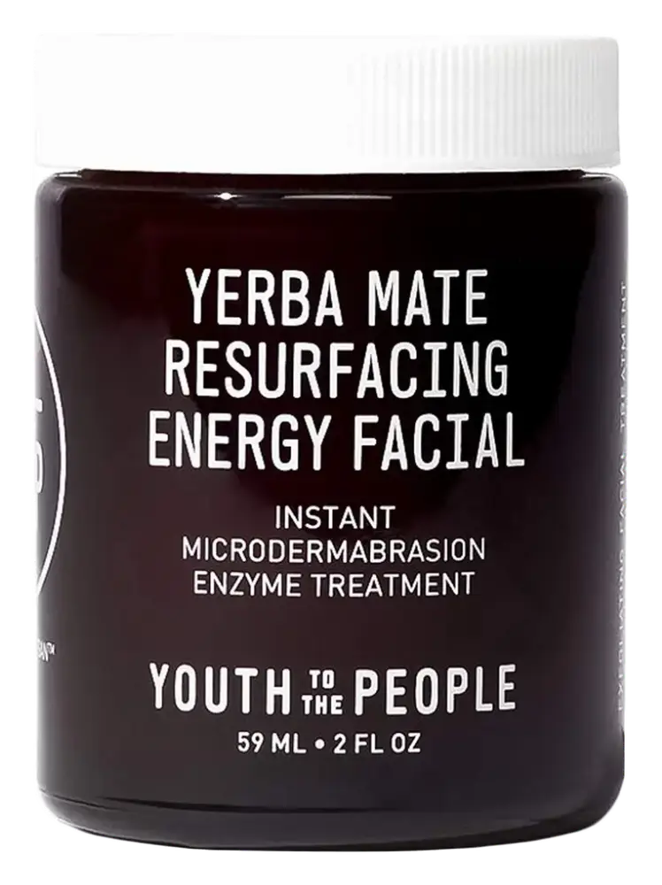 Youth To The People Yerba Mate Resurfacing + Exfoliating Energy Facial with Enzymes