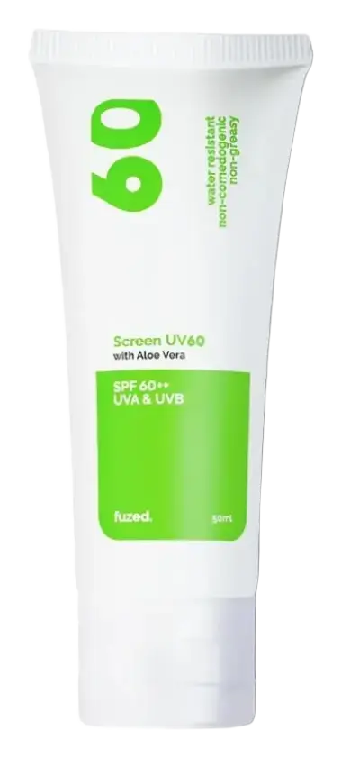 Fuzed Screen UV60 With Aloe Vera SPF 60