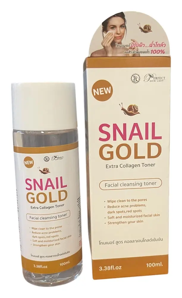 Perfect Skin Lady Snail Gold Extra Collagen Toner