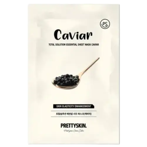 Pretty Skin Total Solution Essential Sheet Mask Caviar