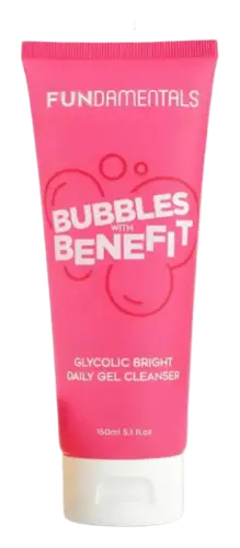 fundamentals Bubbles With Benefit Glycolic Bright Daily Gel Cleanser