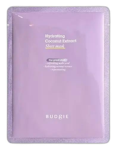 Budgie Hydrating Coconut Extract Sheet Mask