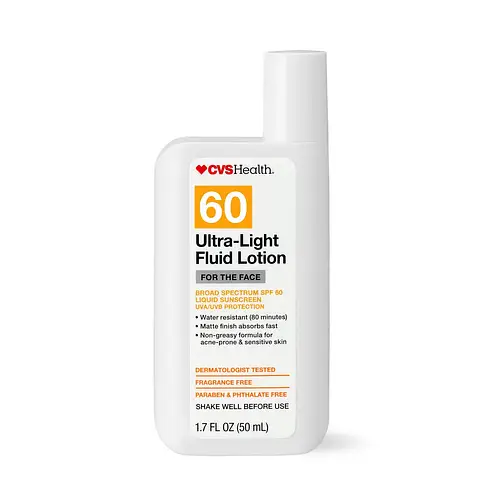 CVS Health Sunscreen for Face, SPF 60