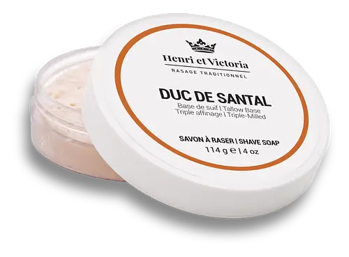 Henri Et Victoria Shaving Soap Triple Milled Duc de Santal