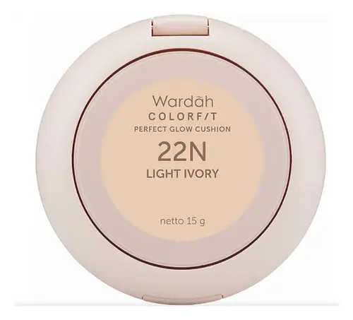 Wardah Colorfit Perfect Glow Cushion 22N Light Ivory