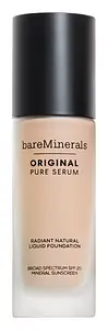 bareMinerals Original Pure Serum Radiant Natural Liquid Foundation Mineral SPF 20 Fair Cool 1