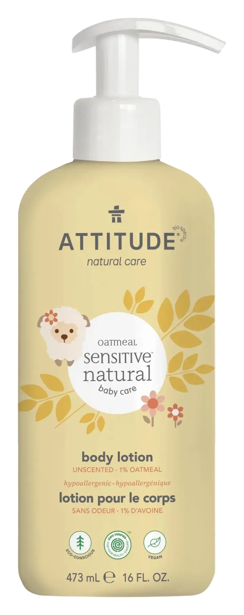ATTITUDE Sensitive Skin Baby Body lotion
